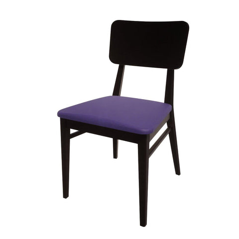 Bolero Bespoke Brenda Side Chair in Blue/Charcoal