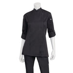 Chef Works Hartford Womens Chef Jacket Black S