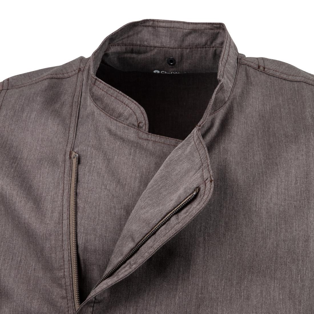 Unisex Chef Works Hartford Unisex Chef Jacket Graphite S