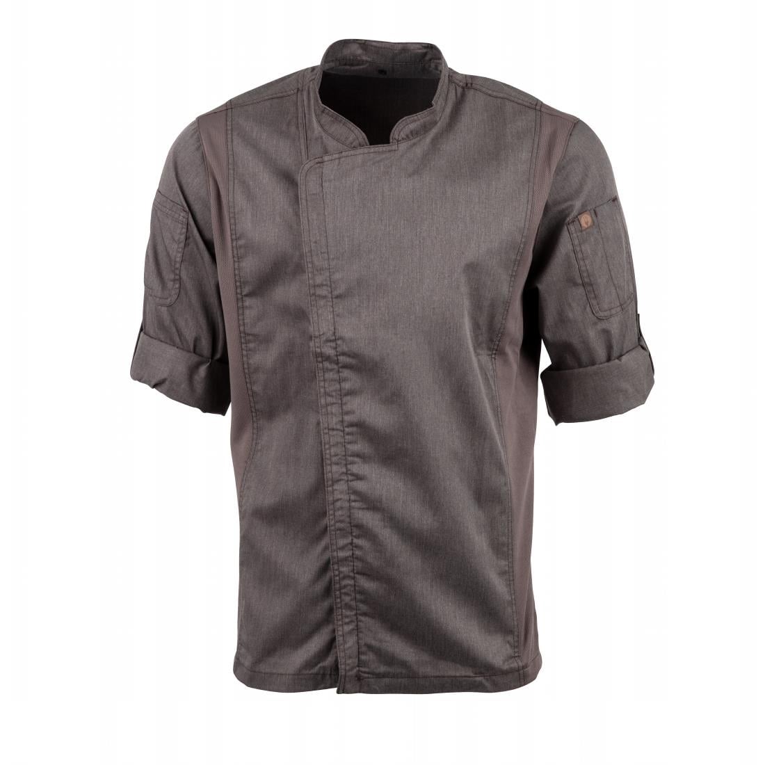 Unisex Chef Works Hartford Unisex Chef Jacket Graphite S