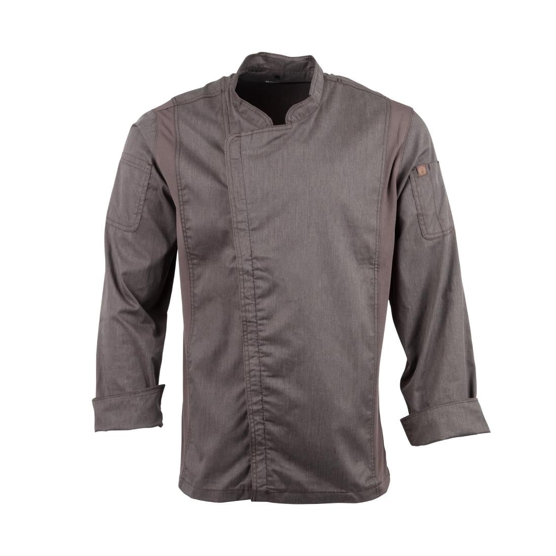 Unisex Chef Works Hartford Unisex Chef Jacket Graphite S