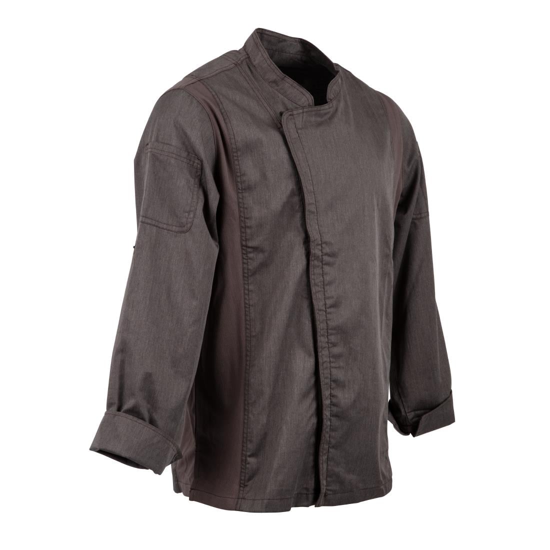Unisex Chef Works Hartford Unisex Chef Jacket Graphite S