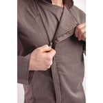 Unisex Chef Works Hartford Unisex Chef Jacket Graphite S