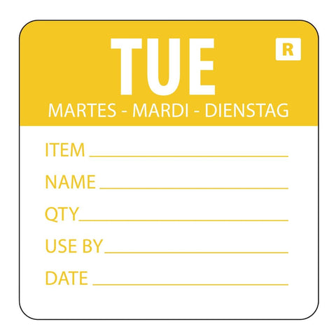 Hygiplas Removable Day of the Week Label product image