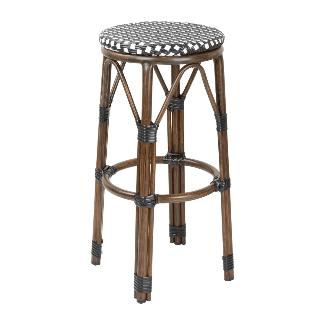 Bolero Parisian Style PE Rattan Bar Stools product image