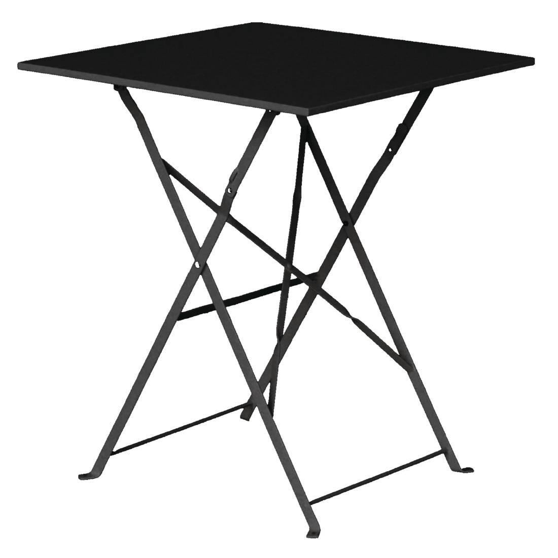 Bolero Perth Black Pavement Style Steel Table product image