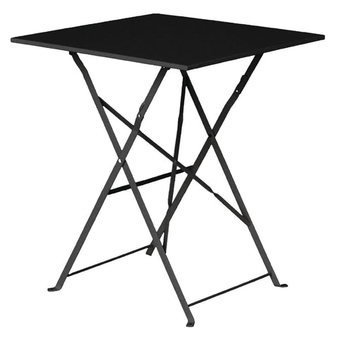 Bolero Perth Black Pavement Style Steel Table product image