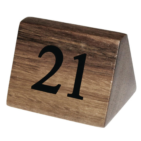 Olympia Wooden Table Number Signs Numbers product image