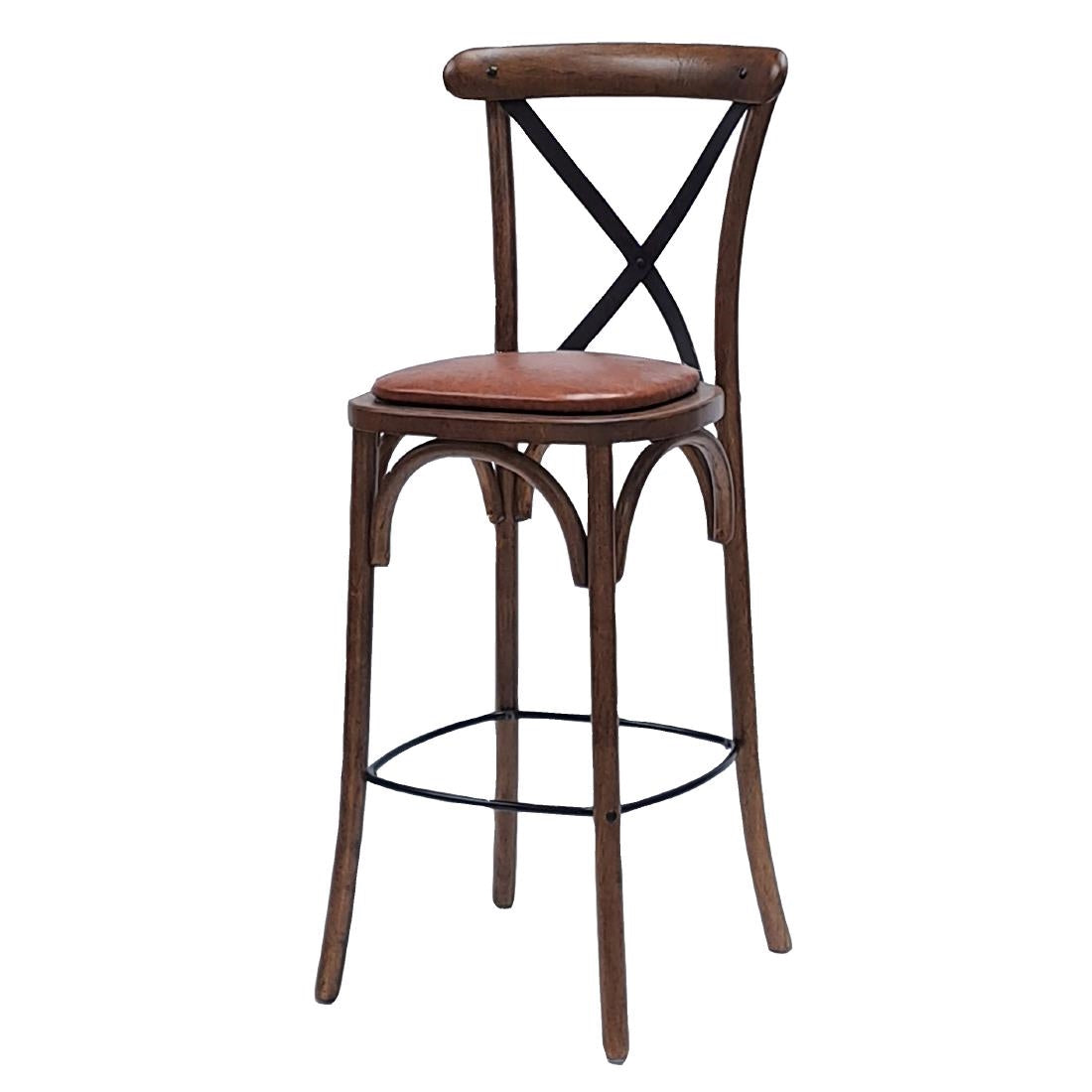 Bristol Bar Chair in Vintage with Bison Tan product image