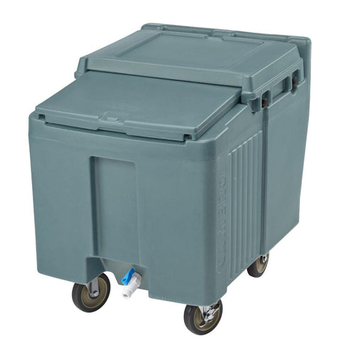 Cambro ICS125L Ice Caddy With Sliding Lid Slate Blue