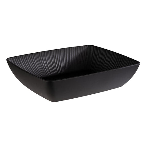 APS Nero Bowl GN 1/2 Black 325x265mm product image