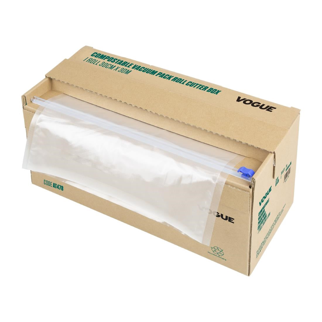 Vogue Compostable Vacuum Pack Roll Cutter Box product image
