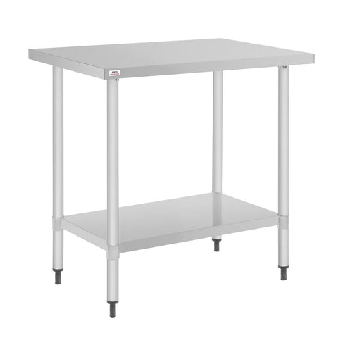 Nisbets Essentials Self Assembly Stainless Steel Table 800 x 600mm - Advantage Catering Equipment