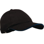 Chef Works Cool Vent Baseball Cap Black with Blue Trim