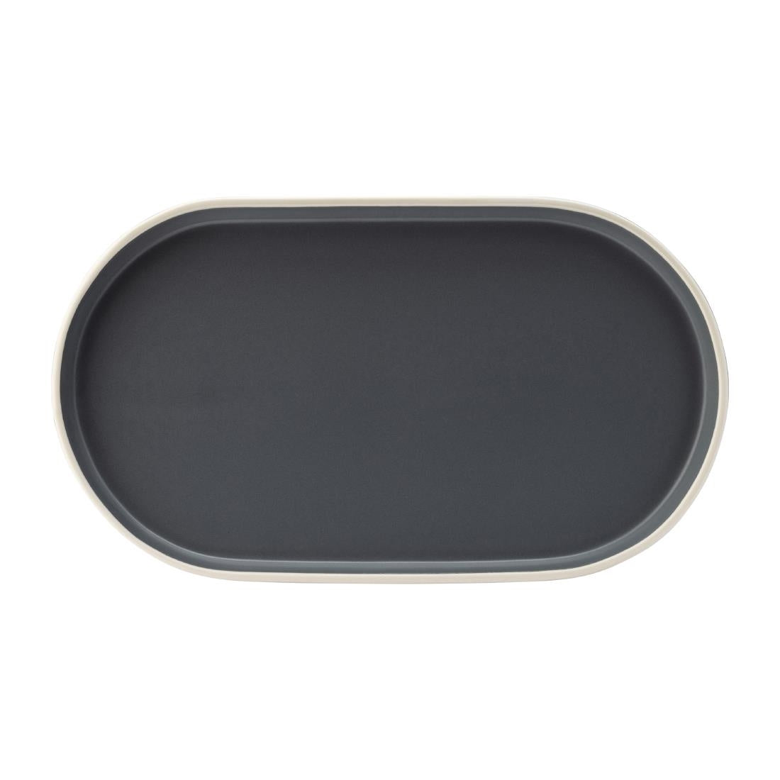 Utopia Forma Platters Charcoal 310x175mm product image