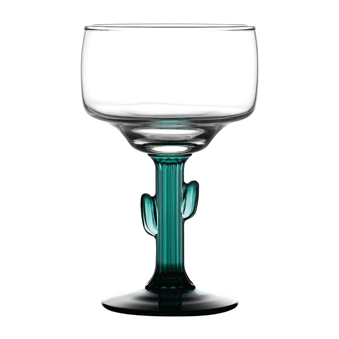 Libbey Cactus Margarita Green Stem Glasses product image