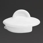 Lids For 1Ltr Churchill Alchemy White Teapots (6 Pack)