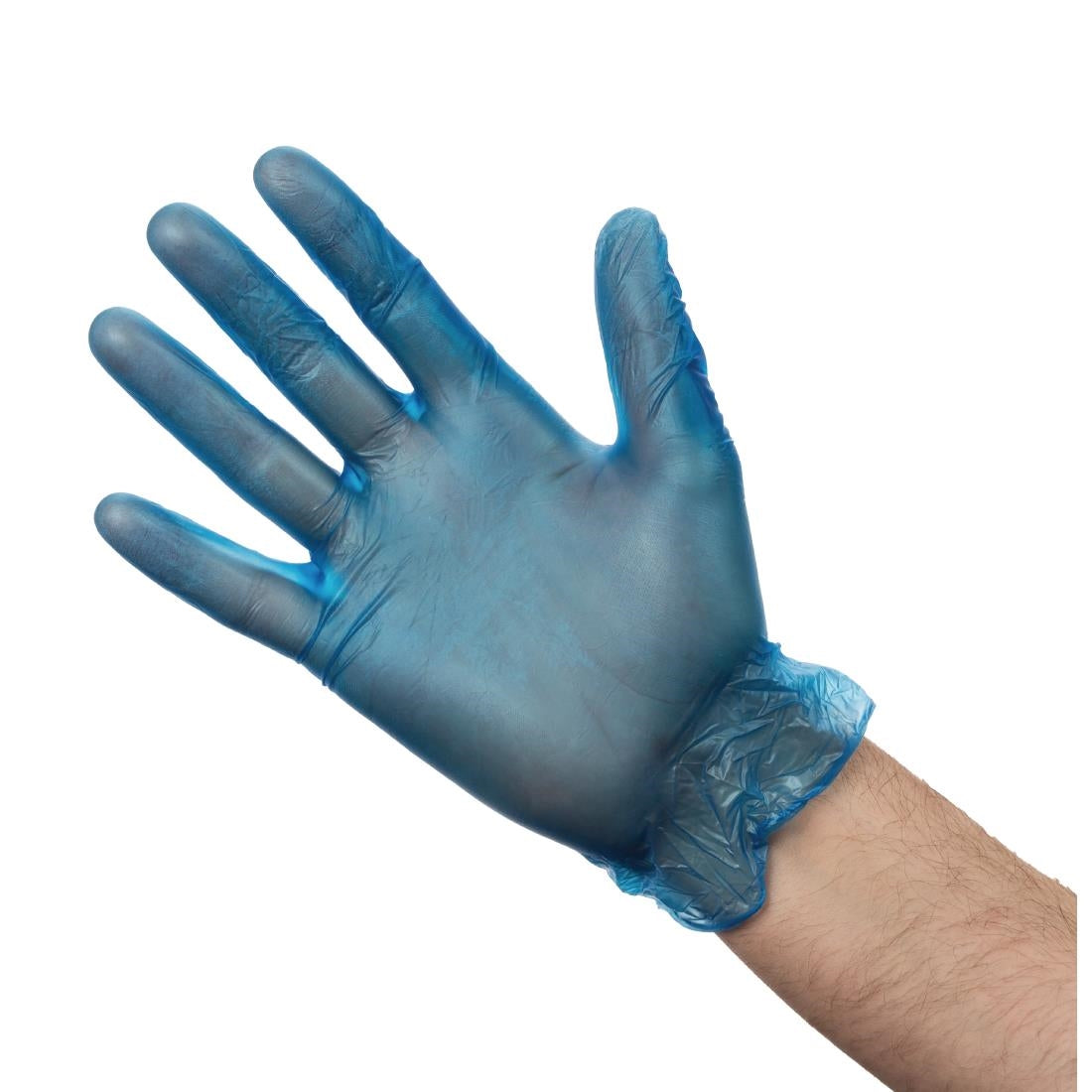 Unicare Powdered Vinyl Gloves Blue Medium (100 Pack)