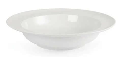 Olympia Whiteware Wide Rim Bowls 228mm 710ml 25oz (Pack of 4)