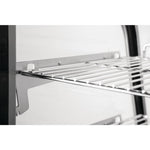 Polar G-Series Energy Efficient Countertop Food Display Fridge Black 160Ltr