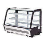 Polar G-Series Energy Efficient Countertop Food Display Fridge Black 160Ltr