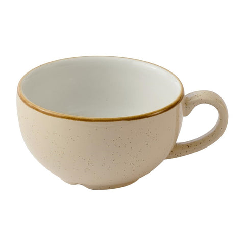 Churchill Stonecast Nutmeg Cream Cafe Cappuccino Cups 236ml (Pack of 12)