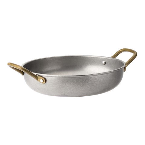 Utopia Vintage Brass Handled Dishes 195mm (Pack of 6)