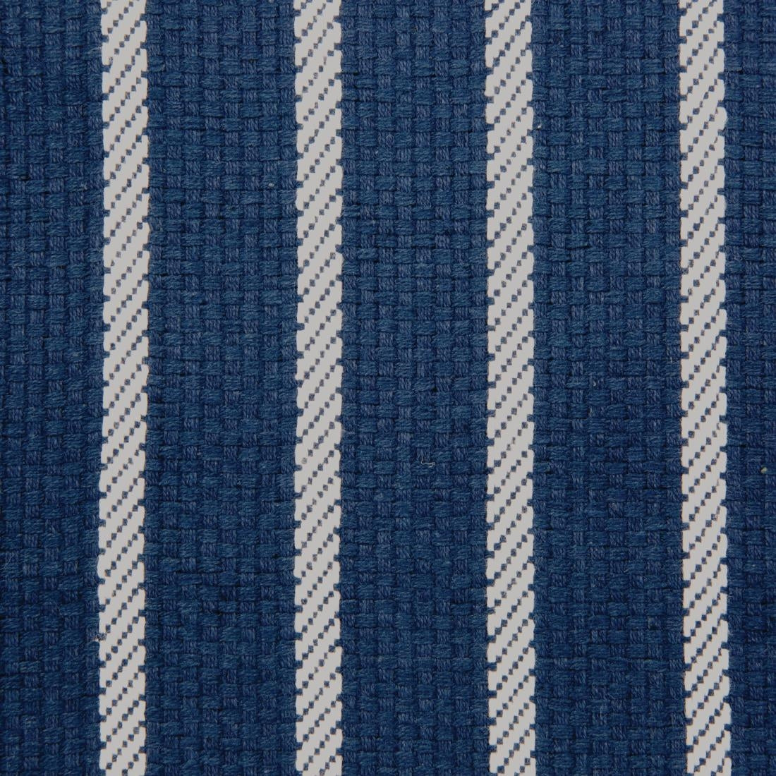 Vogue Butchers Stripe Chef Tea Towel Navy