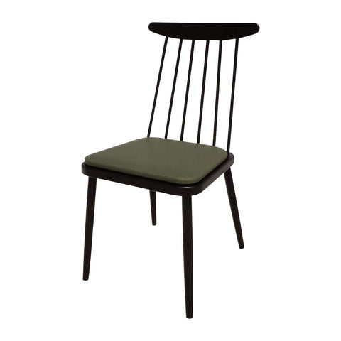 Bolero Bespoke Frank Side Chair Olive/Charcoal