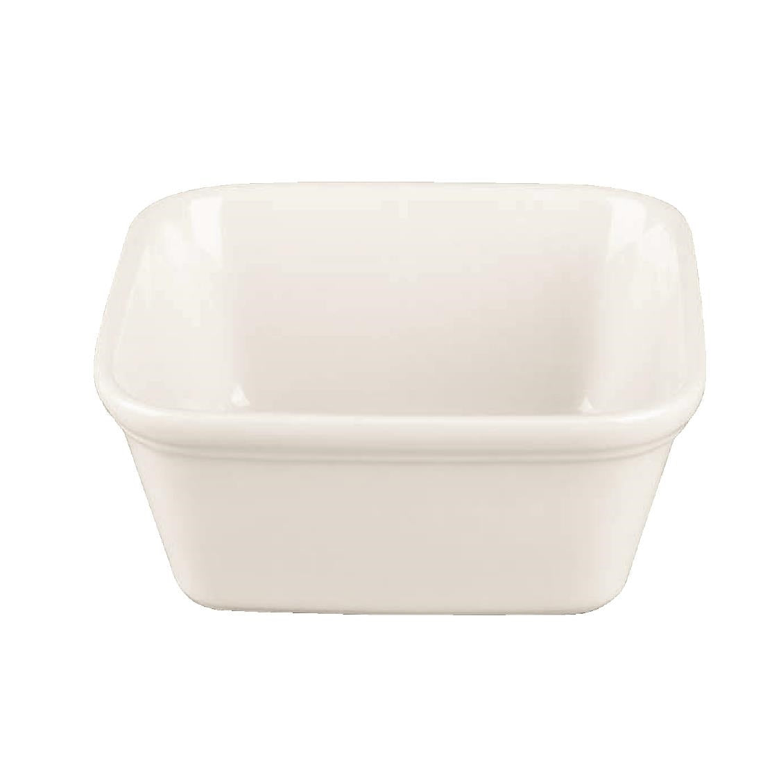 Churchill Cookware Square Pie Dishes White 120mm (12 Pack)