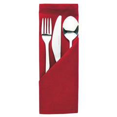 Occasions Polyester Napkins Burgundy (10 Pack)