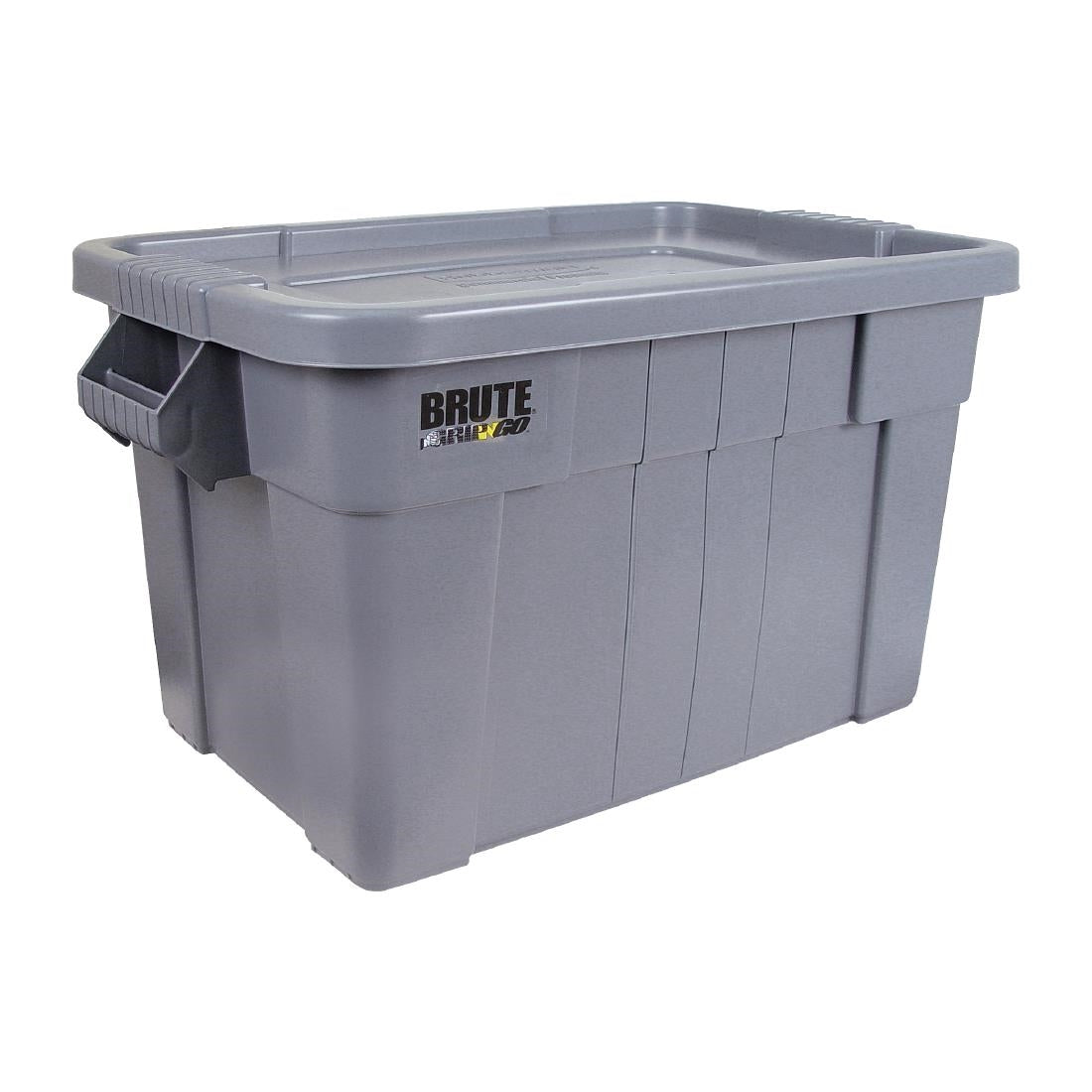 Rubbermaid BRUTE Tote Box Grey with Lid 53Ltr product image