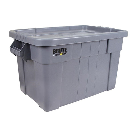 Rubbermaid BRUTE Tote Box Grey with Lid 53Ltr product image