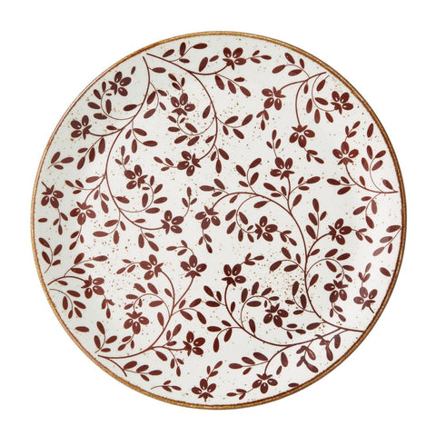Steelite Performance Flora Coupe Plates Brown 280mm (Pack of 12)