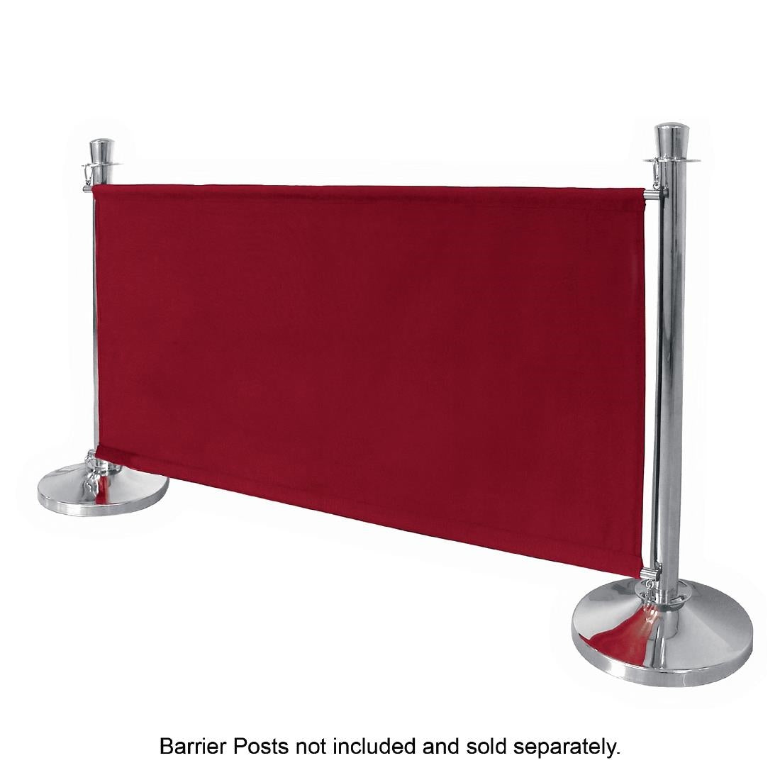 Bolero Canvas Barrier Red 1.4m