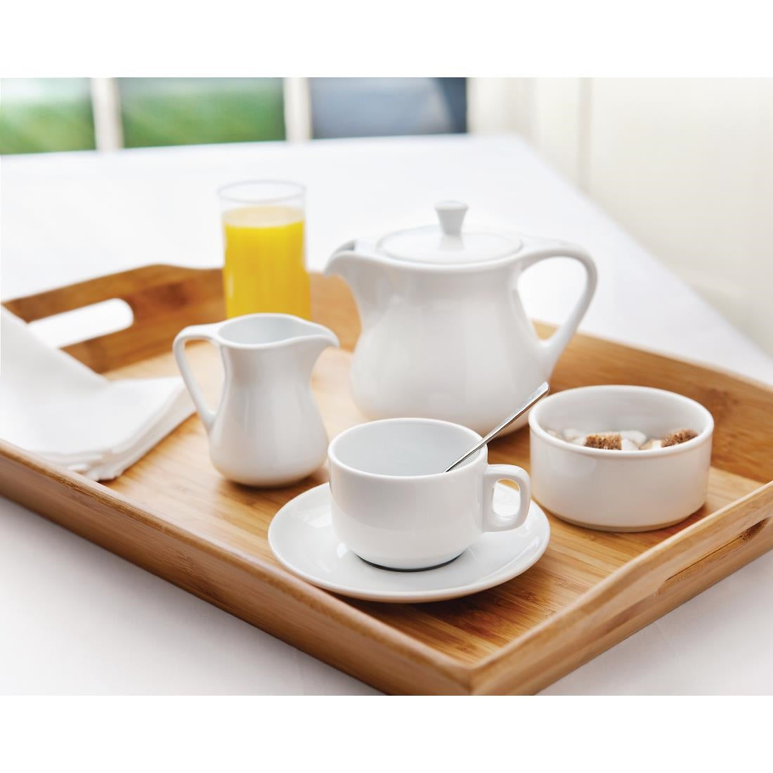 Olympia Bamboo Rectangular Tray 381x584mm