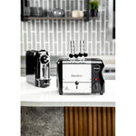 Rowlett Esprit 2 Slot Toaster Jet Black w/2 Additional Elements & Sandwich Cage