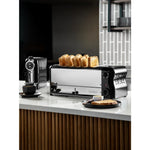 Rowlett Esprit 6 Slot Toaster Jet Black with Duraheat Elements & Sandwich Cage