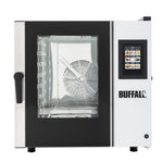 Buffalo Freestanding Smart Touchscreen Combi Oven 7x GN 1/1 with Installation Kit & Extraction Hood