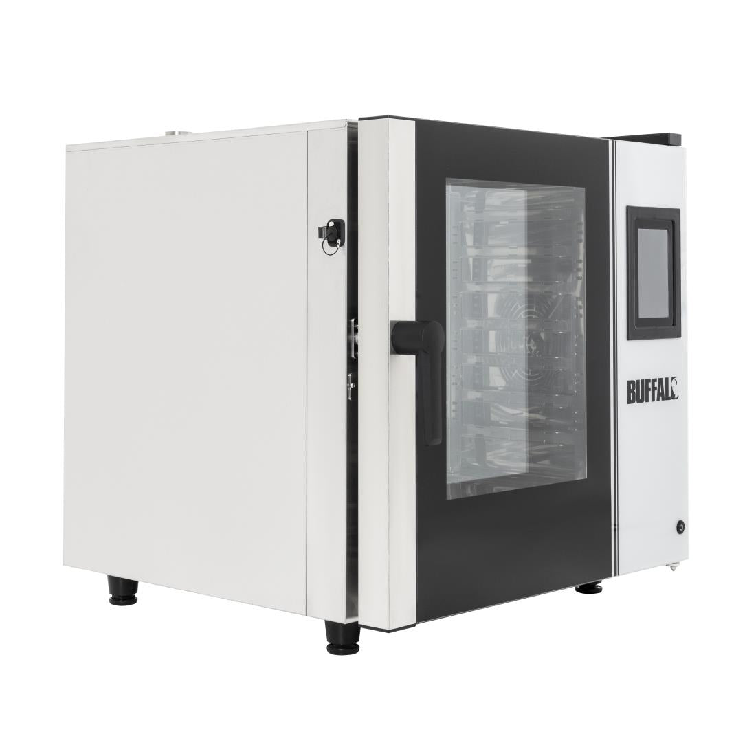Buffalo Freestanding Smart Touchscreen Combi Oven 7x GN 1/1 with Installation Kit