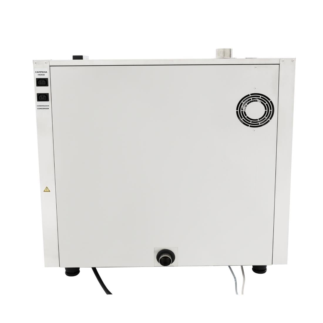 Buffalo Freestanding Smart Touchscreen Combi Oven 7x GN 1/1 with Installation Kit & Extraction Hood