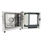 Buffalo Freestanding Smart Touchscreen Combi Oven 7x GN 1/1 with Installation Kit & Extraction Hood