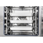 Buffalo Freestanding Smart Touchscreen Combi Oven 7x GN 1/1 with Installation Kit & Extraction Hood