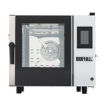 Buffalo Freestanding Smart Touchscreen Compact Combi Oven  6 x GN 1/1 with Installation Kit