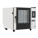 Buffalo Freestanding Smart Touchscreen Compact Combi Oven  6 x GN 1/1 with Installation Kit & Extraction Hood