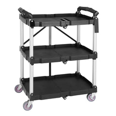 Vogue 3-Tier Polypropylene Folding Trolley Small