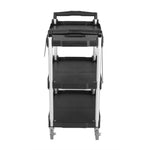 Vogue 3-Tier Polypropylene Folding Trolley Small