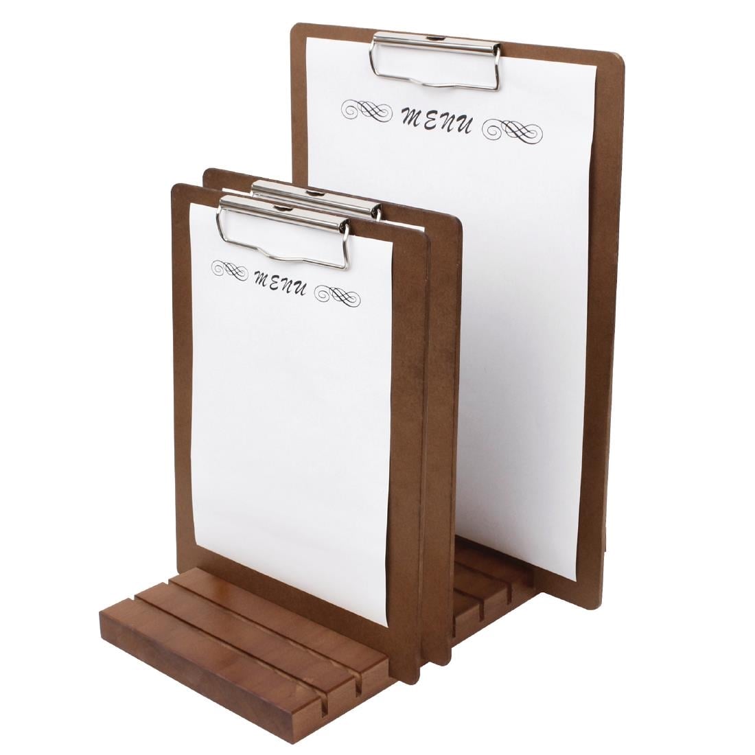 Olympia A4 Wooden Menu Clipboards (10 Pack)