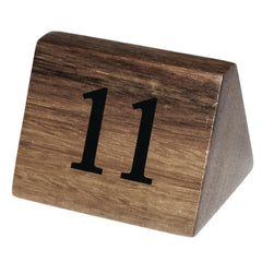 Olympia Wooden Triangle Table Numbers 11-20