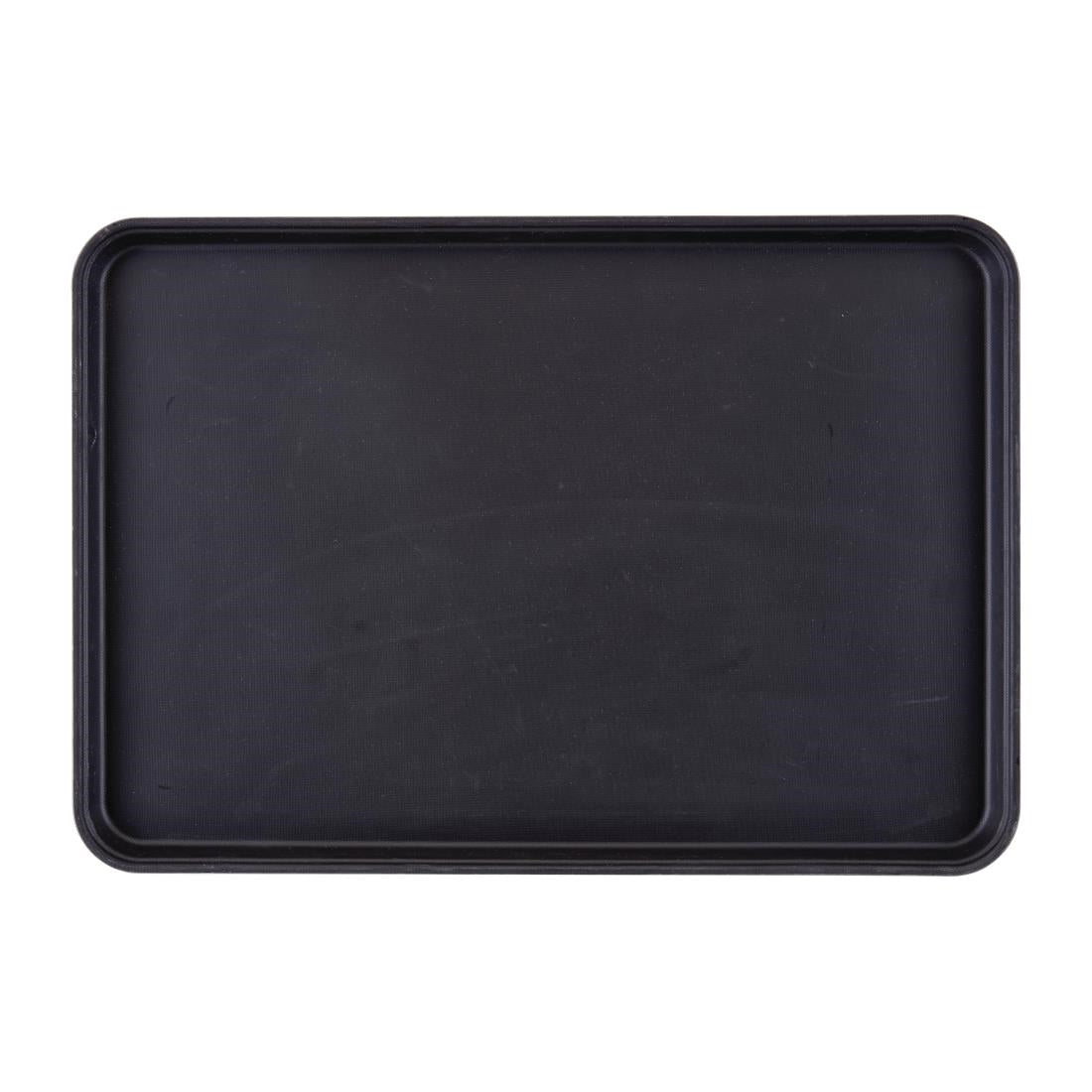 Cambro Camtread Fibreglass Rectangular Tray Black 450x650mm